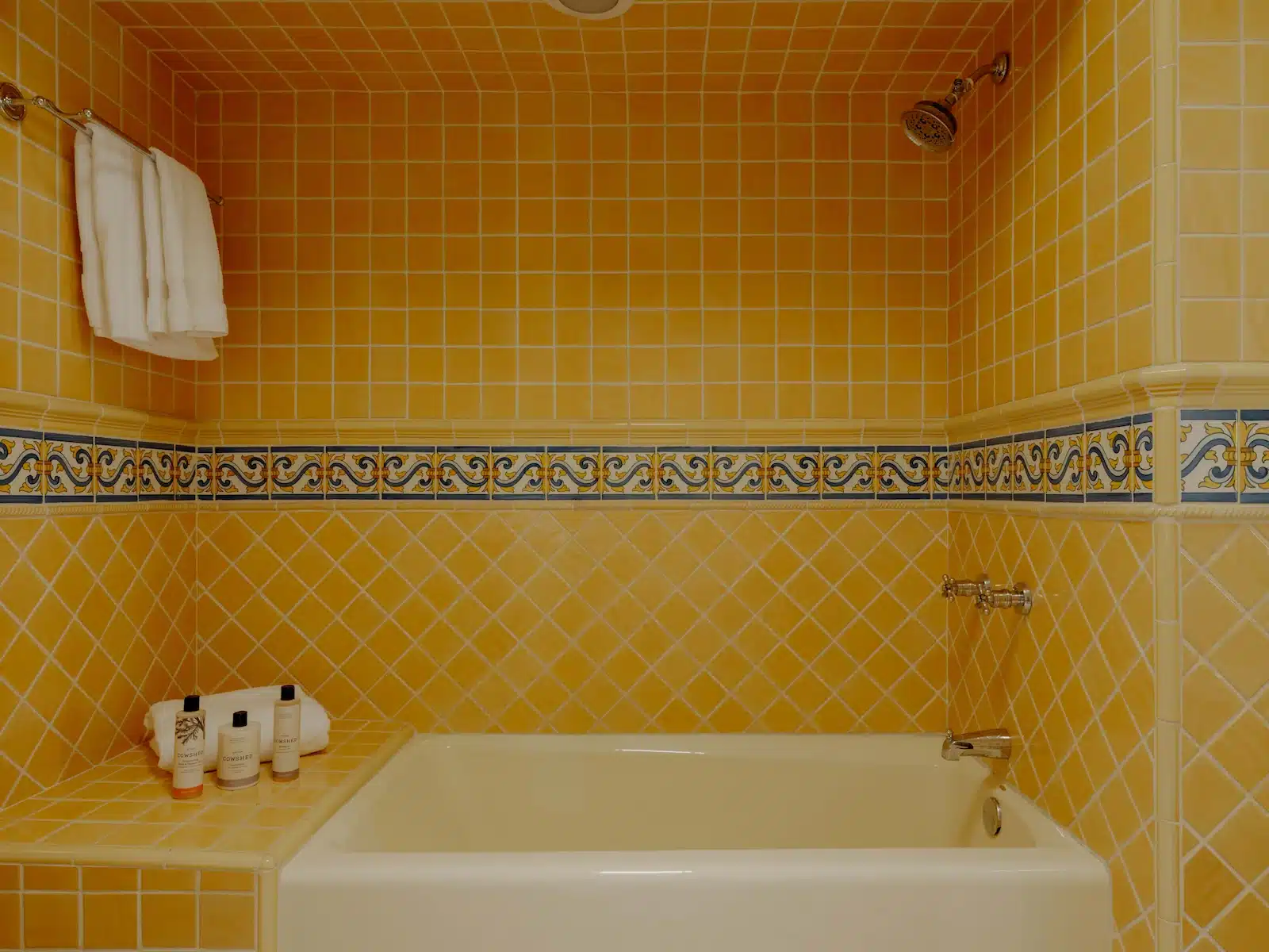Waterfall tub and shower